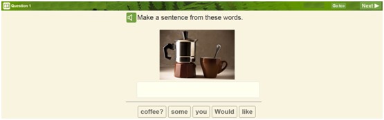 Sequencing question screenshot